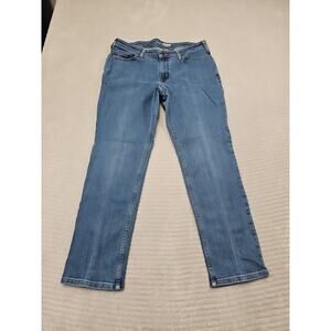 Carhartt Jeans Womens 12 Short Relaxed Fit Medium Wash Denim